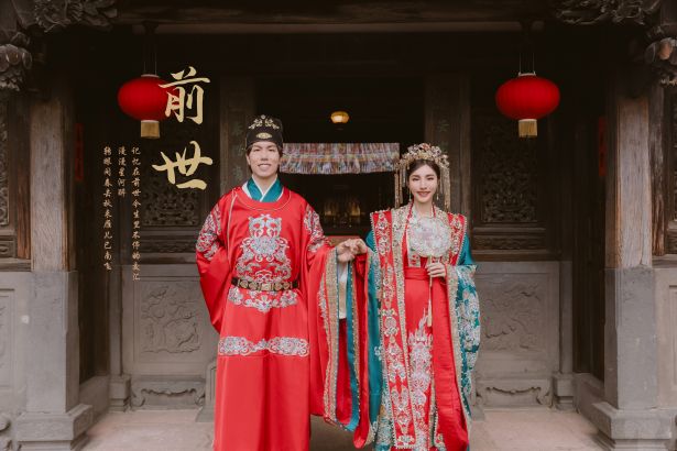 中式婚紗寫真｜秀和服・龍鳳褂・漢服